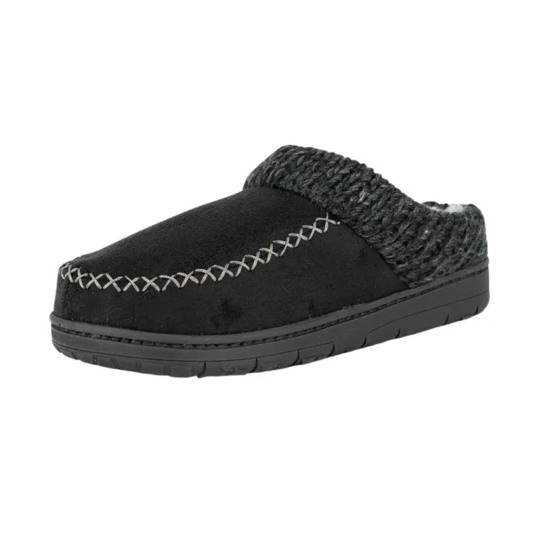 Pantufla Mujer Aurora Negro Abrigada Passer