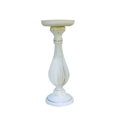 Candelabro White Calvin L 28 CM Msa
