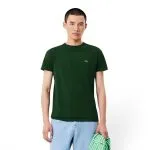 Polera Hombre Cuello Redondo Logo Verde Lacoste