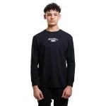 Polera Juvenil Manga Larga Print Negro Maui