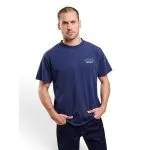 Polera Hombre Oversize Surfing Vibes Azul Maui