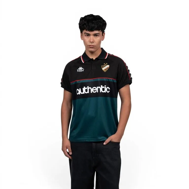 Polera Kappa Men Authentic Green Black Gold Red