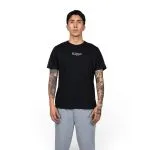 Polera Kappa Men Black Pure Logo Omini