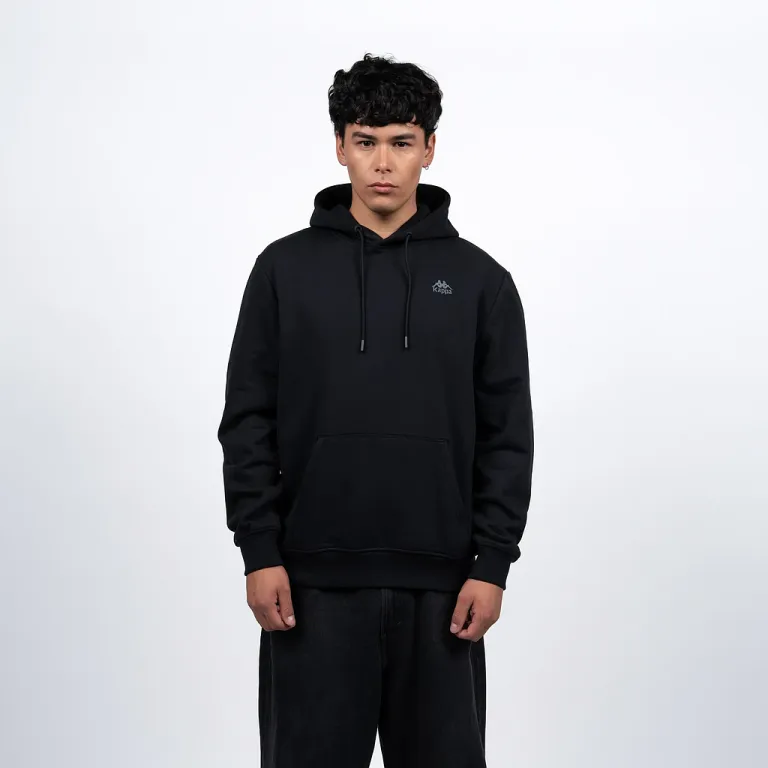 Polerón Hombre Kappa Hoddie Men Black