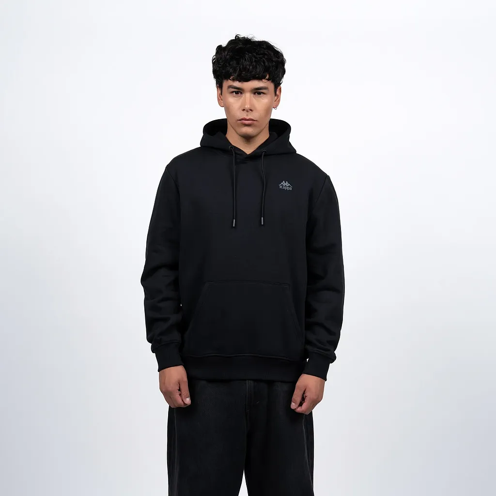 Polerón Hombre Kappa Hoddie Men Black