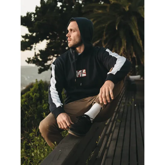 Poleron Hombre Canguro Bront Navy Rusty