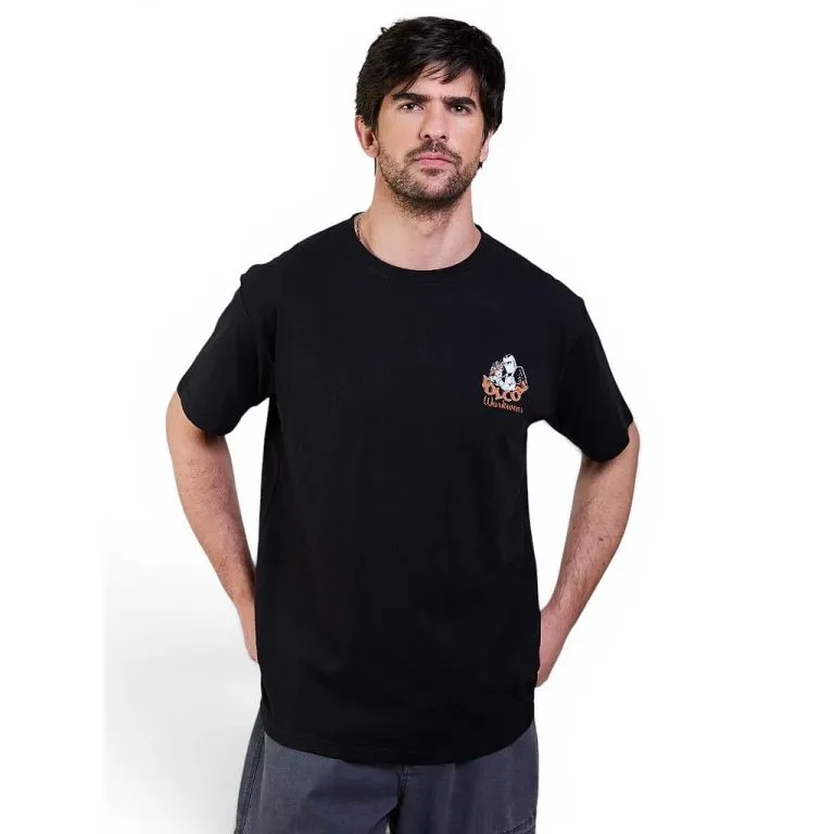 Polera Hombre Organic Impact Negro Volcom