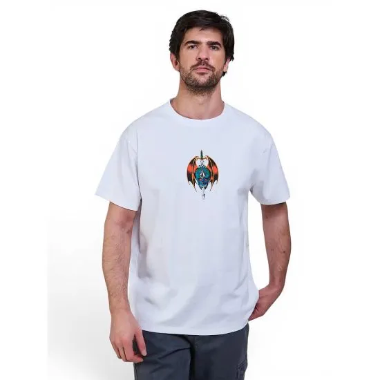 Polera Hombre Sneer Blanca Volcom