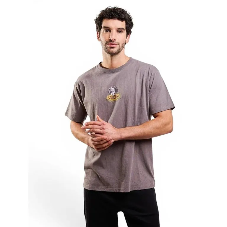 Polera Hombre Organic Greenway Brown Volcom
