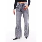 Jeans Wide Leg Full Brillantes en el Delantero JJO