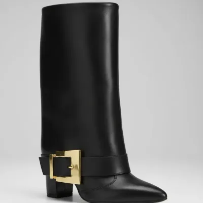 Bota Mujer Napa Genebra Negro Vizzano