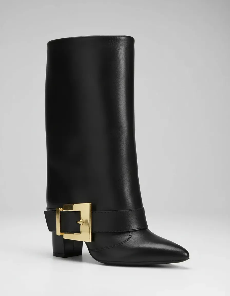 Bota Mujer Napa Genebra Negro Vizzano