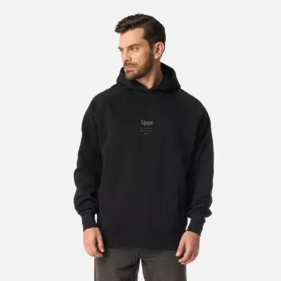 Poleron Hombre Ulmo Hoody Sweatshirt Negro Lippi