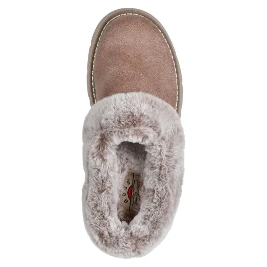 Pantufla Keepsakes Lite Cozy Blend Taupe Skechers - Imagen 5