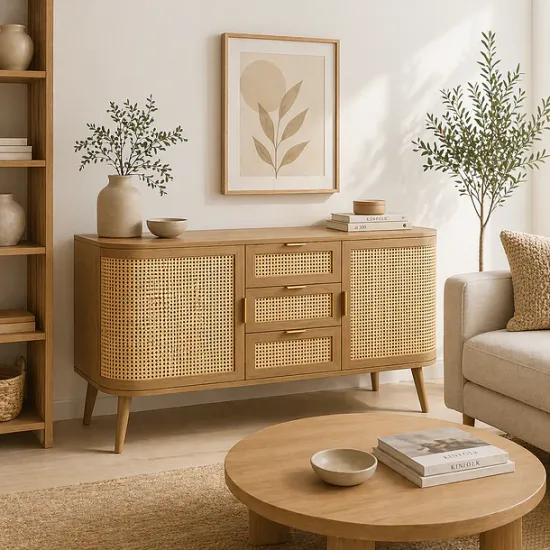 Rack de TV Siena Rattan Natural Klik - Imagen 2