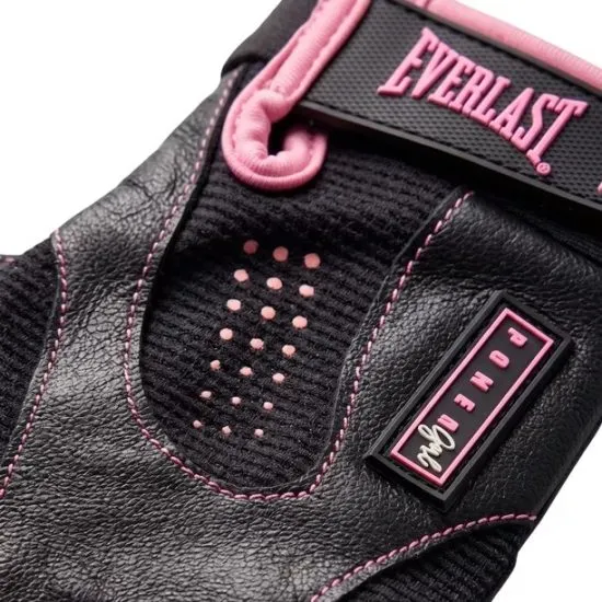 Guantes Fitness Plus Negro-Rosado Everlast - Imagen 5