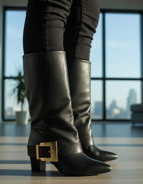 Botin Mujer Napa Genebra Negro Vizzano - Imagen 5