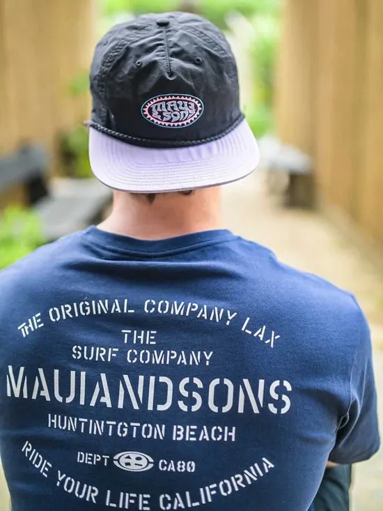 Polera Hombre MC Liso Navy 5P170 Maui - Imagen 3