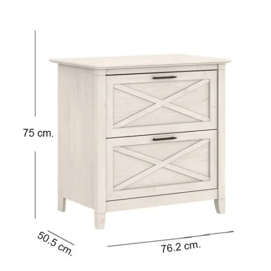 Cajonera 2 Cajones Washed Gray Line Msa - Imagen 3