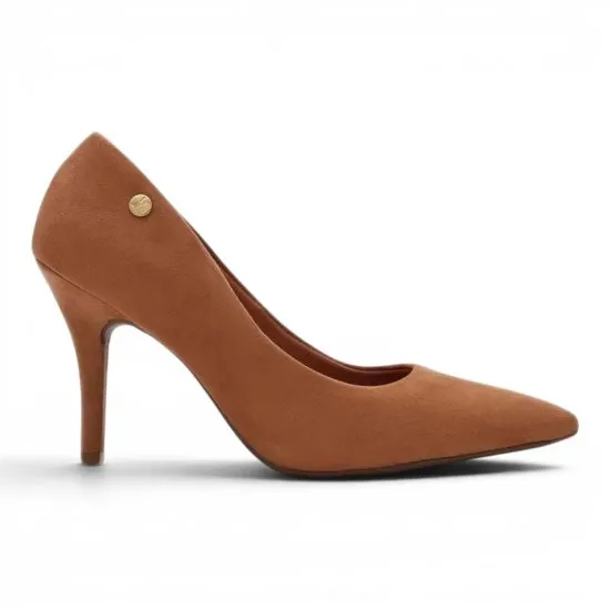 Zapato Mujer Gamuza Camel Taco Aguja Vizzano - Imagen 3