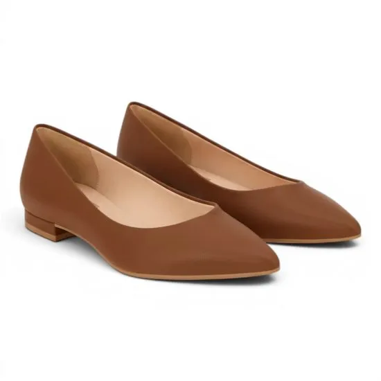 Zapato Mujer Pelica Moca Tipo Balerina Vizzano - Imagen 3