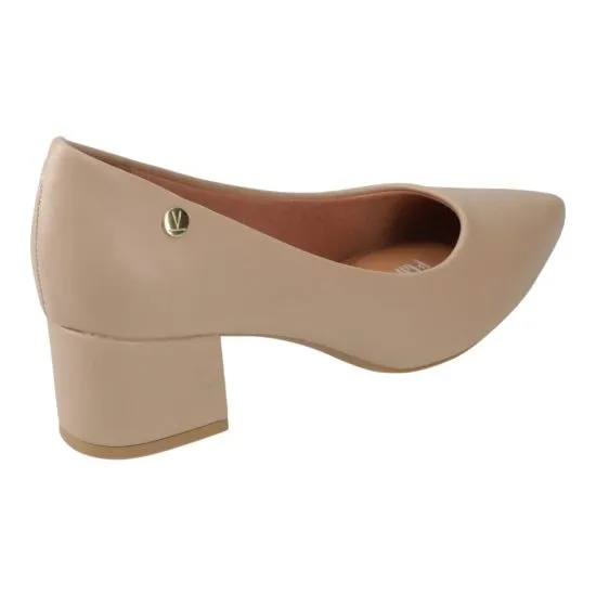 Zapato Mujer Pelica Beige Taco Bloque Alto Vizzano - Imagen 3
