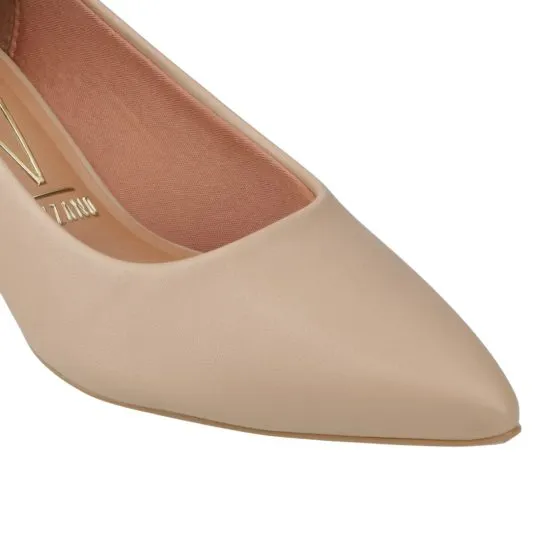 Zapato Mujer Pelica Beige Taco Bloque Alto Vizzano - Imagen 7