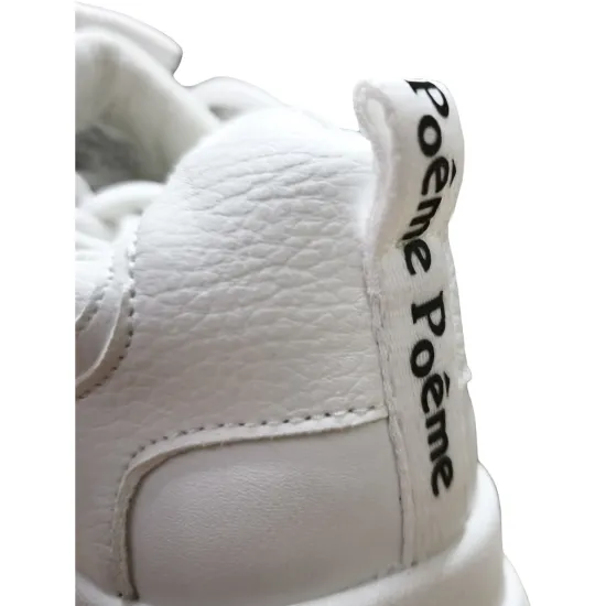 Zapatilla Chunky Blanca Mujer Poeme - Imagen 3