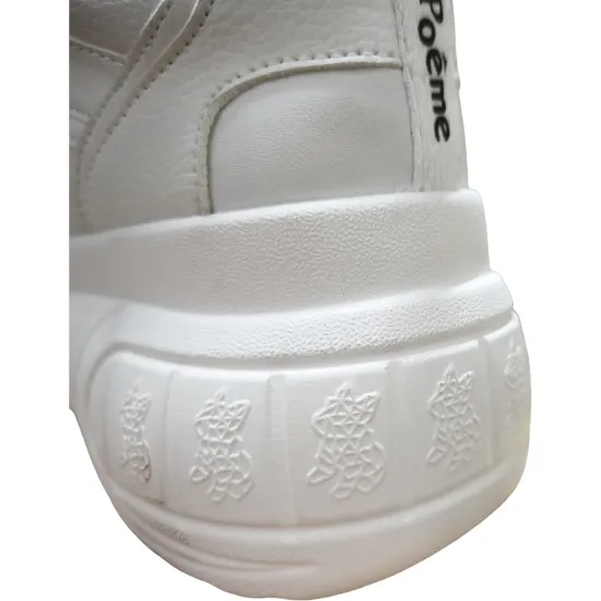 Zapatilla Chunky Blanca Mujer Poeme - Imagen 5