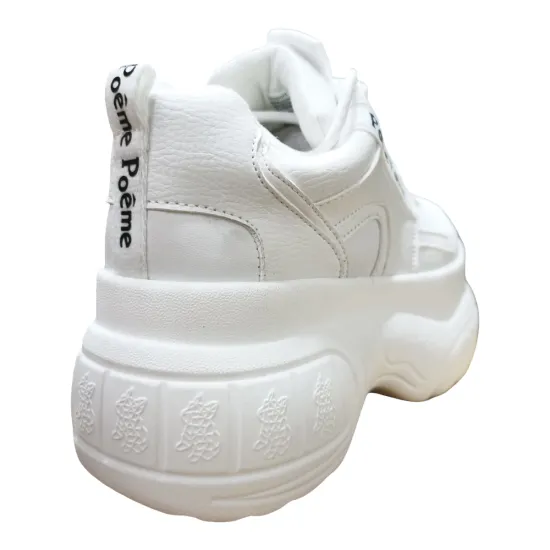 Zapatilla Chunky Blanca Mujer Poeme - Imagen 10
