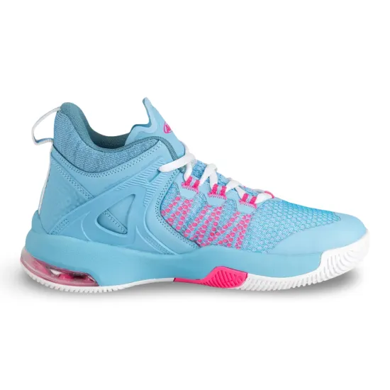 Zapatillas Basketball Niños Turnaround Celeste Rosado And1 - Imagen 4