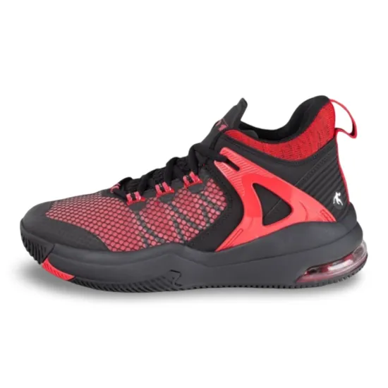 Zapatillas Basketball Niños Turnaround Negro Rojo And1 - Imagen 2