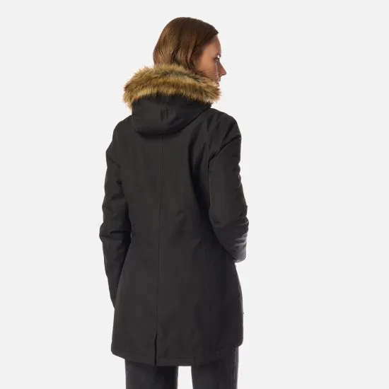 Chaqueta Mujer Roble B-Dry Hoody Jacket Melange Negro Lippi - Imagen 4