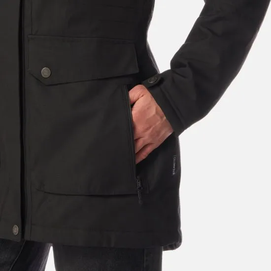 Chaqueta Mujer Roble B-Dry Hoody Jacket Melange Negro Lippi - Imagen 8
