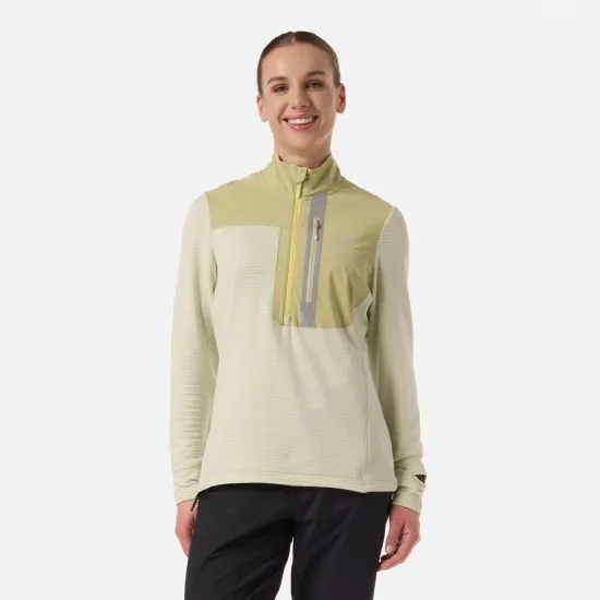 Poleron mujer Karova Nano-F 14 Zip Verde Claro Lippi - Imagen 4