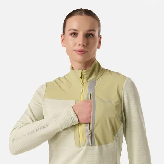 Poleron mujer Karova Nano-F 14 Zip Verde Claro Lippi - Imagen 5