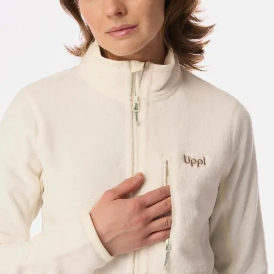 Polar Mujer Numan Shaggy-Pro Jacket Crema Lippi - Imagen 6