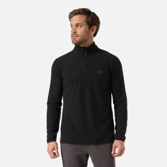 Poleron Hombre Jacaranda Nano-F 14 Zip Negro Lippi - Imagen 2
