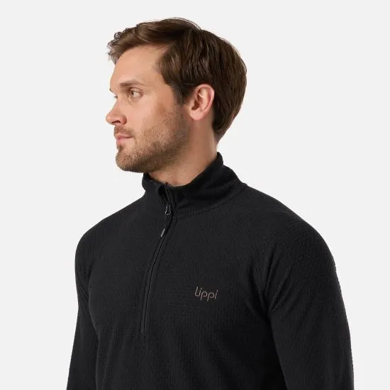 Poleron Hombre Jacaranda Nano-F 14 Zip Negro Lippi - Imagen 6