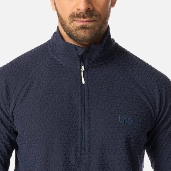 Poleron Hombre Jacaranda Nano-F 14 Zip Azul Marino Lippi - Imagen 5