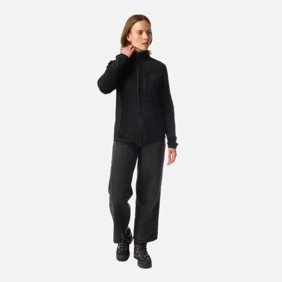 Polar Mujer Numan Shaggy-Pro Jacket Negro Lippi - Imagen 2