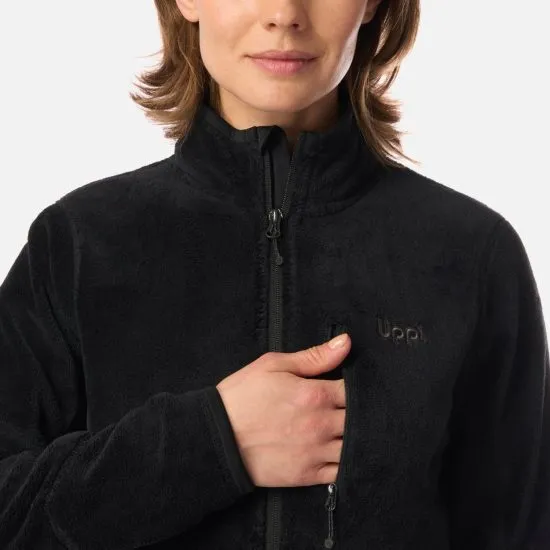 Polar Mujer Numan Shaggy-Pro Jacket Negro Lippi - Imagen 4