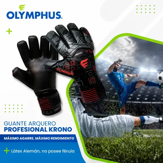 Guante Arquero Krono Adulto Negro Olymphus - Imagen 4