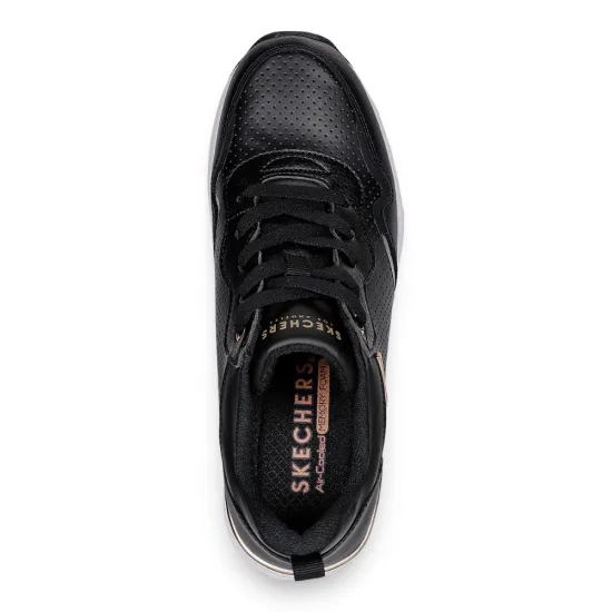 Zapatilla Mujer Million Air Hotter Negro Skechers - Imagen 3