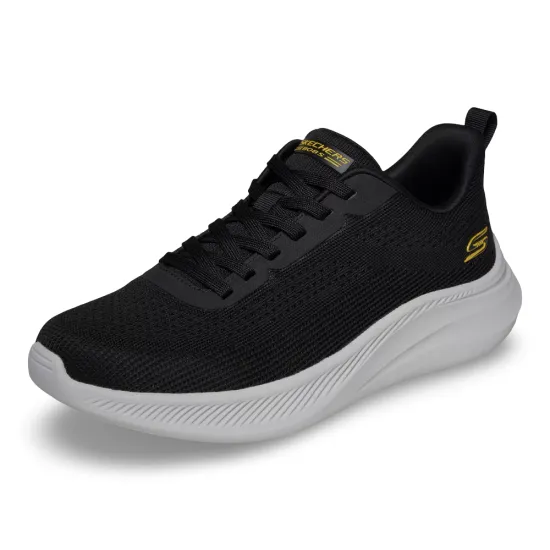 Zapatilla Hombre Bobs Moda Flex Negro Skechers - Imagen 3