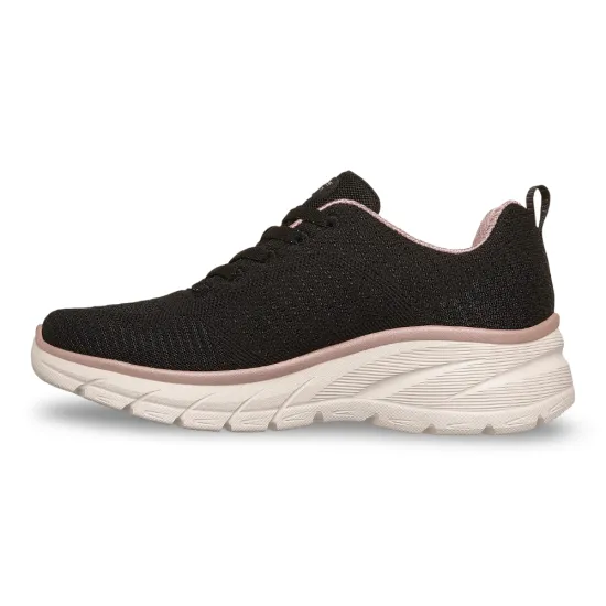 Zapatilla Mujer Fashion Fit 2.0 Moonlight Negro Skechers - Imagen 4