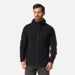 Polar Hombre Stripes Nano-F Full Zip Hoody Negro Lippi