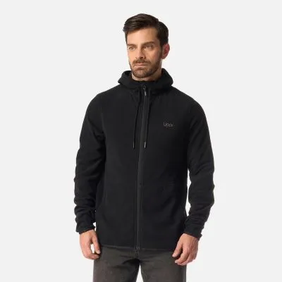 Polar Hombre Stripes Nano-F Full Zip Hoody Negro Lippi