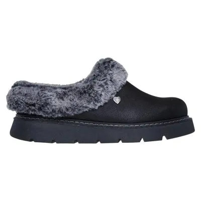 Pantufla Keepsakes Lite Cozy Blend Negro Skechers