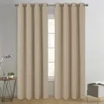 Set Cortinas Black Out Beige Idetex